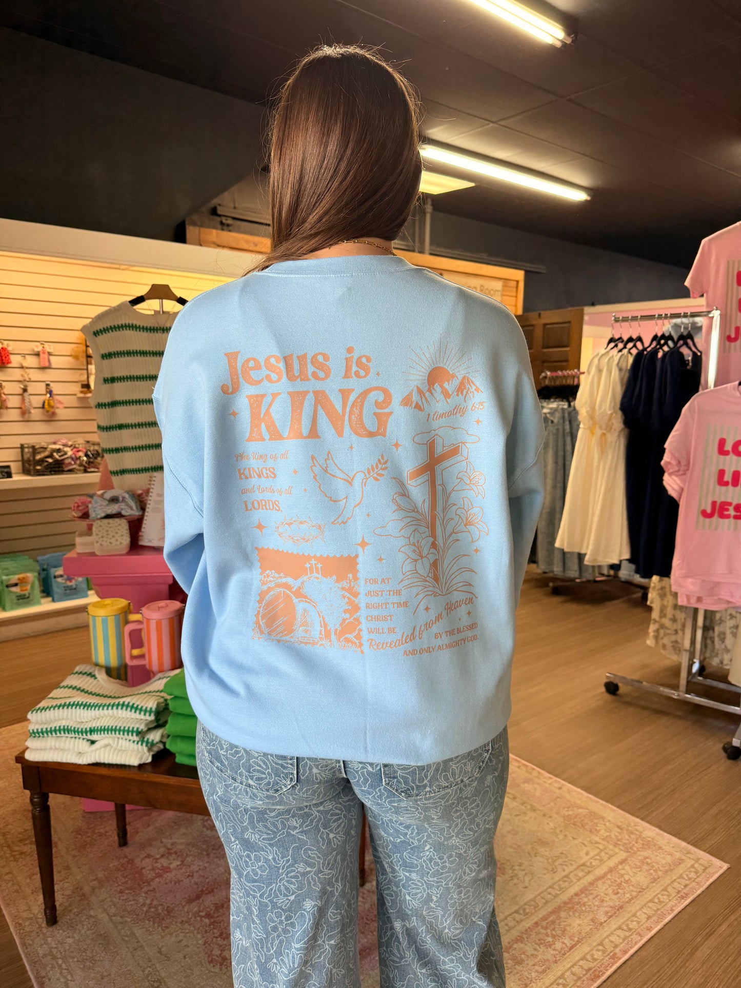 Jesus is King Distressed