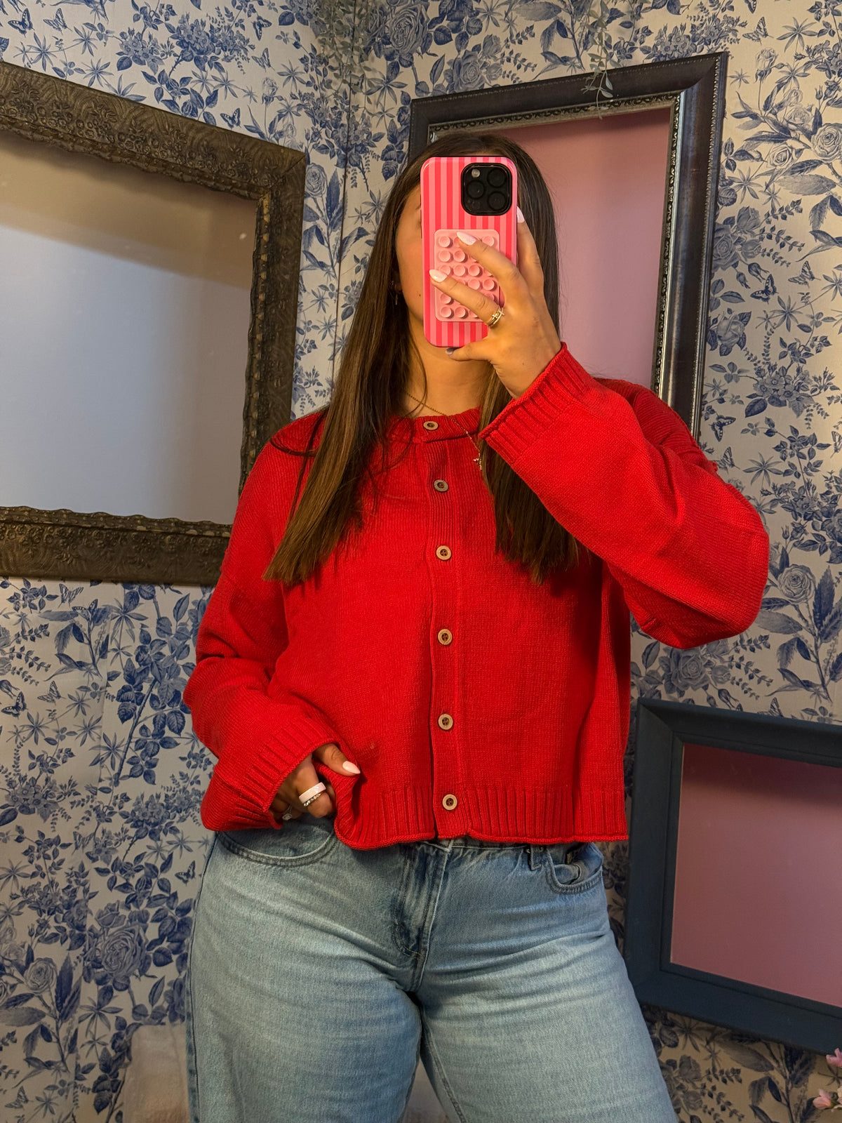 Cherry Red Sweater