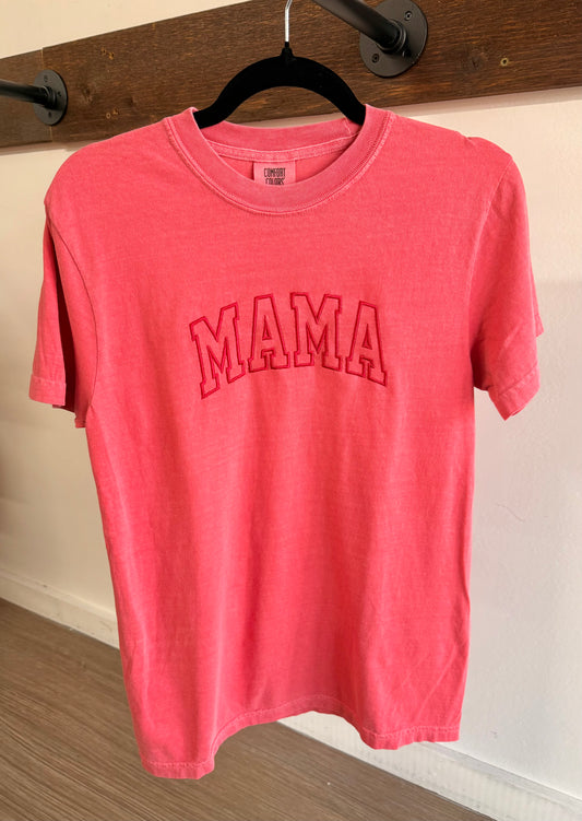 Mama Embroidered Tee
