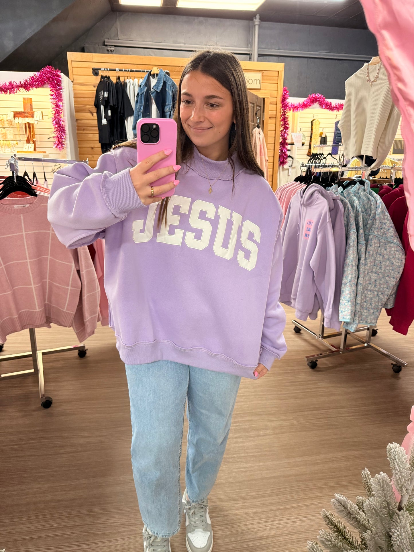 JESUS Mock Neck