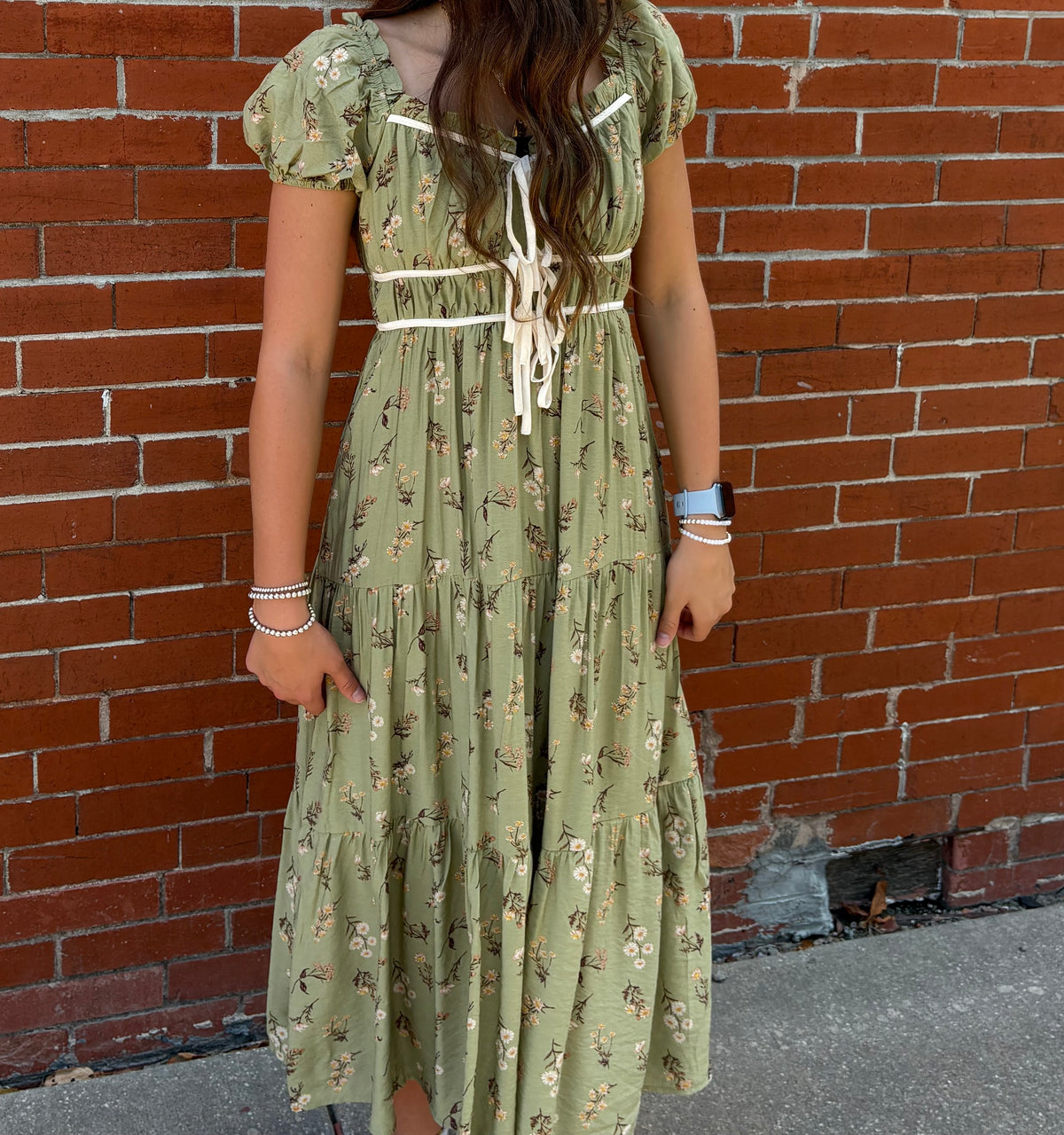 Olive Green Dress