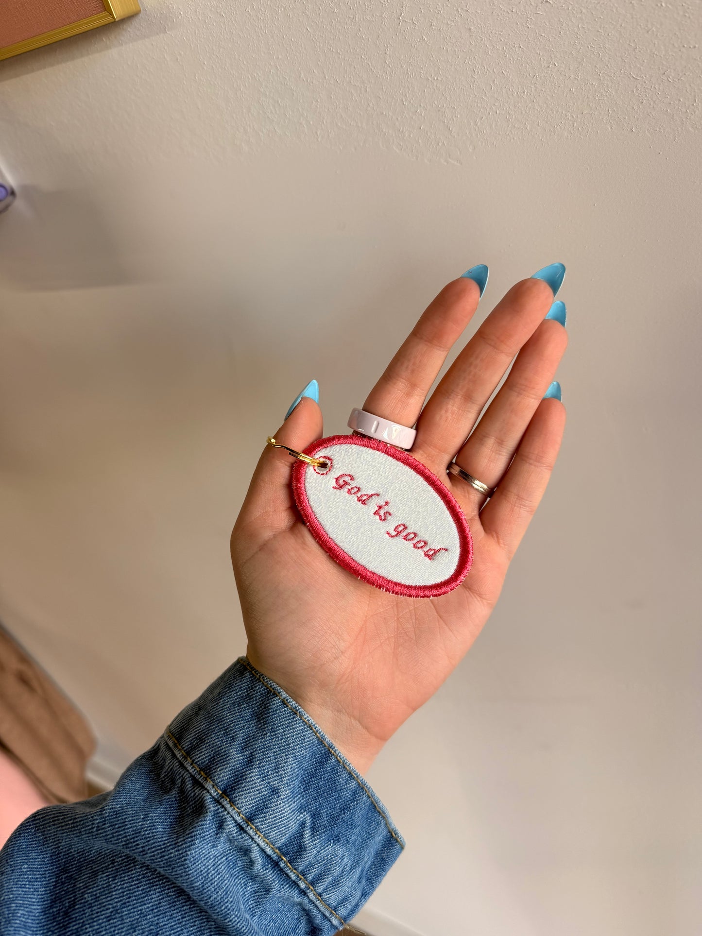 Embroidered Bag Tags