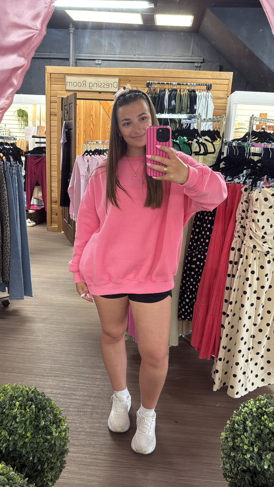 Sunkissed Pink Crewneck