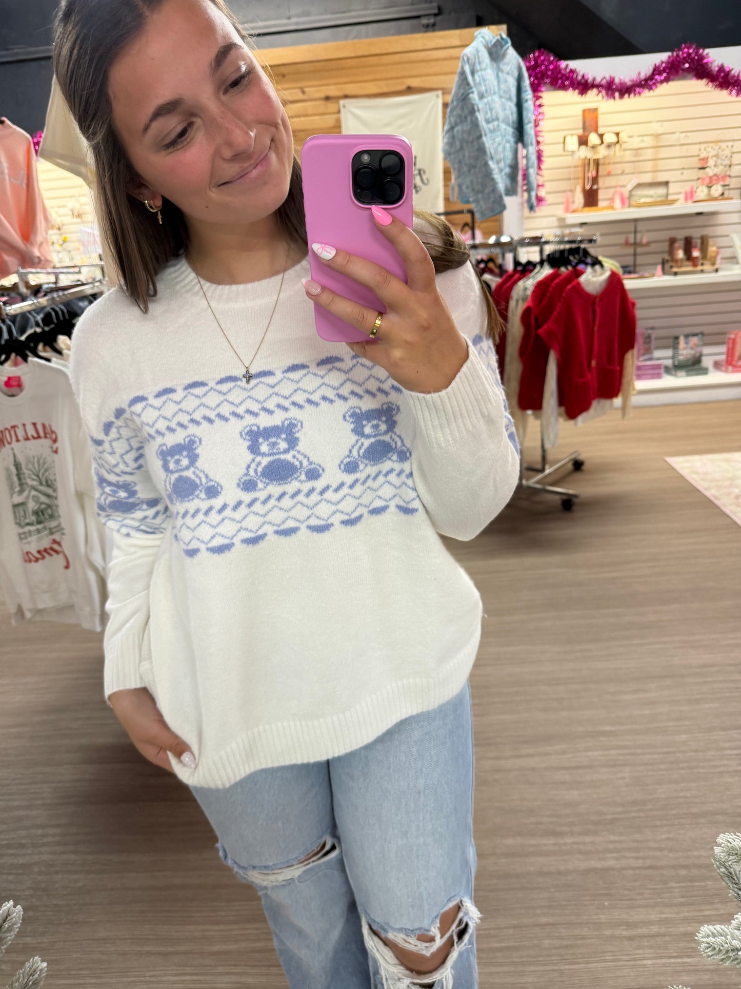 Cozy Teddy Bear Sweater