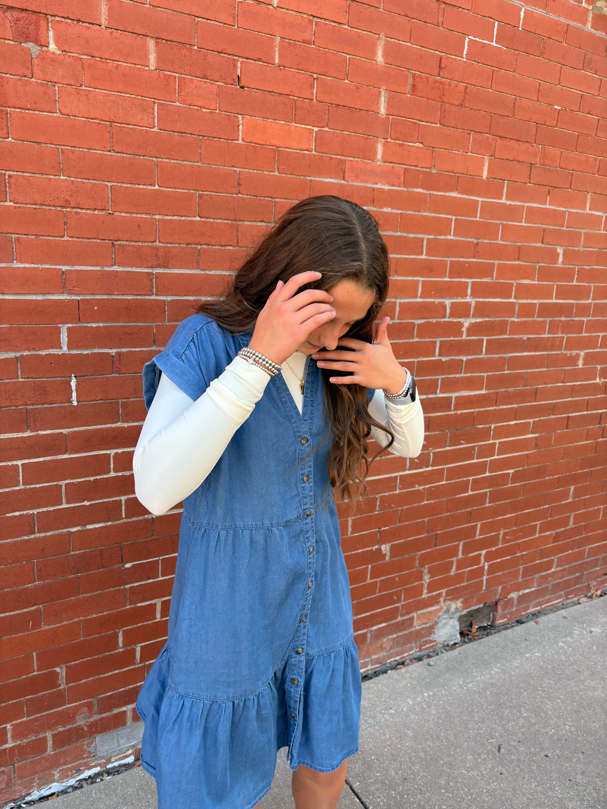 Ruffled Mini Dress