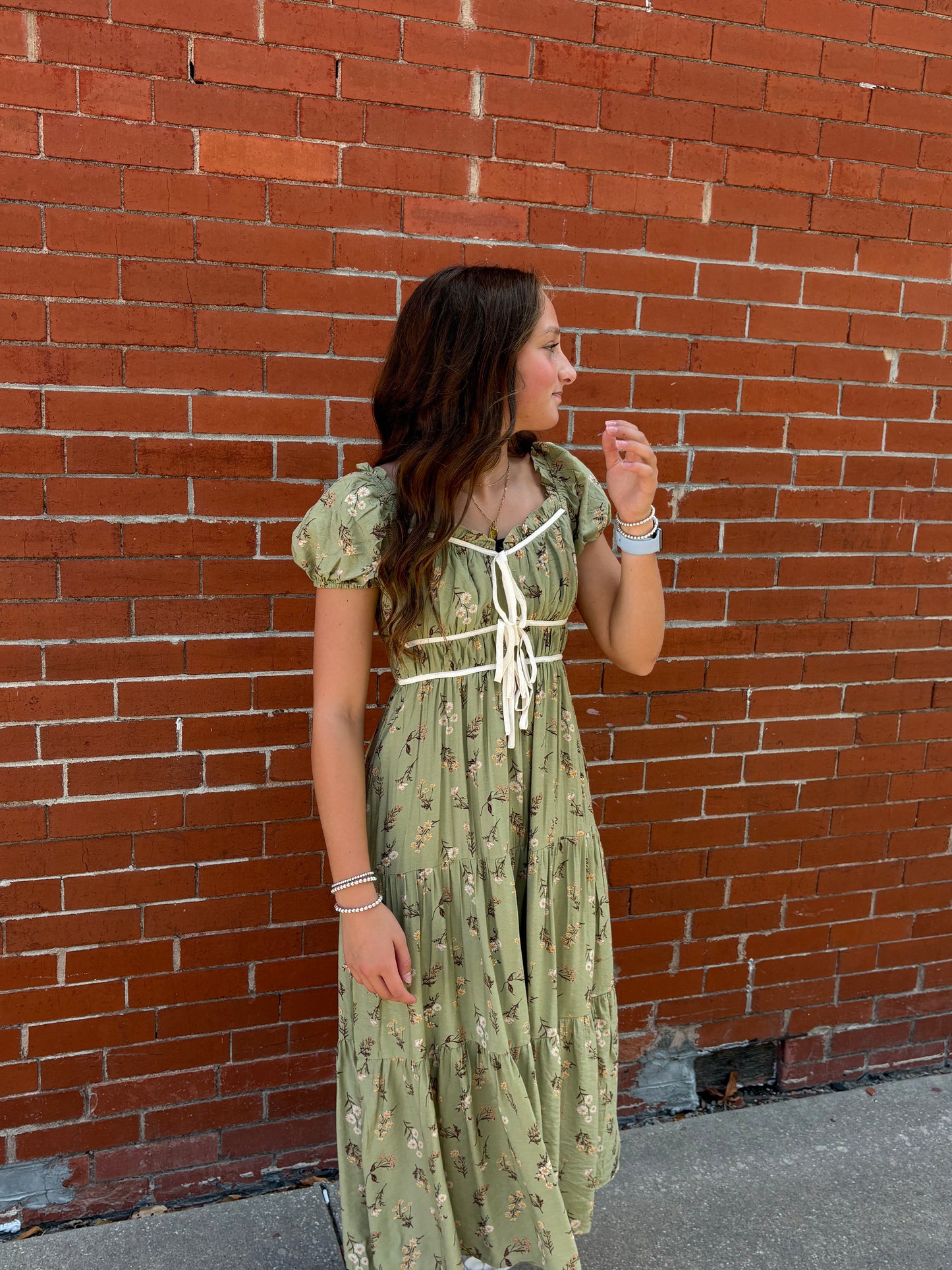Olive Green Dress