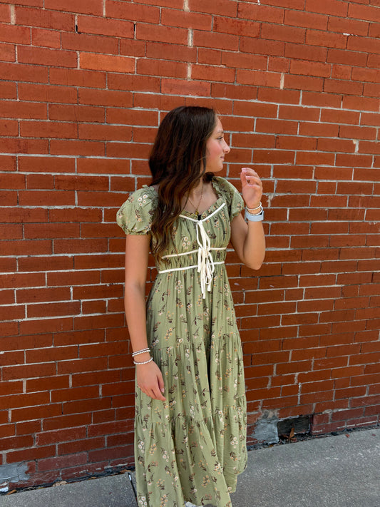Olive Green Dress
