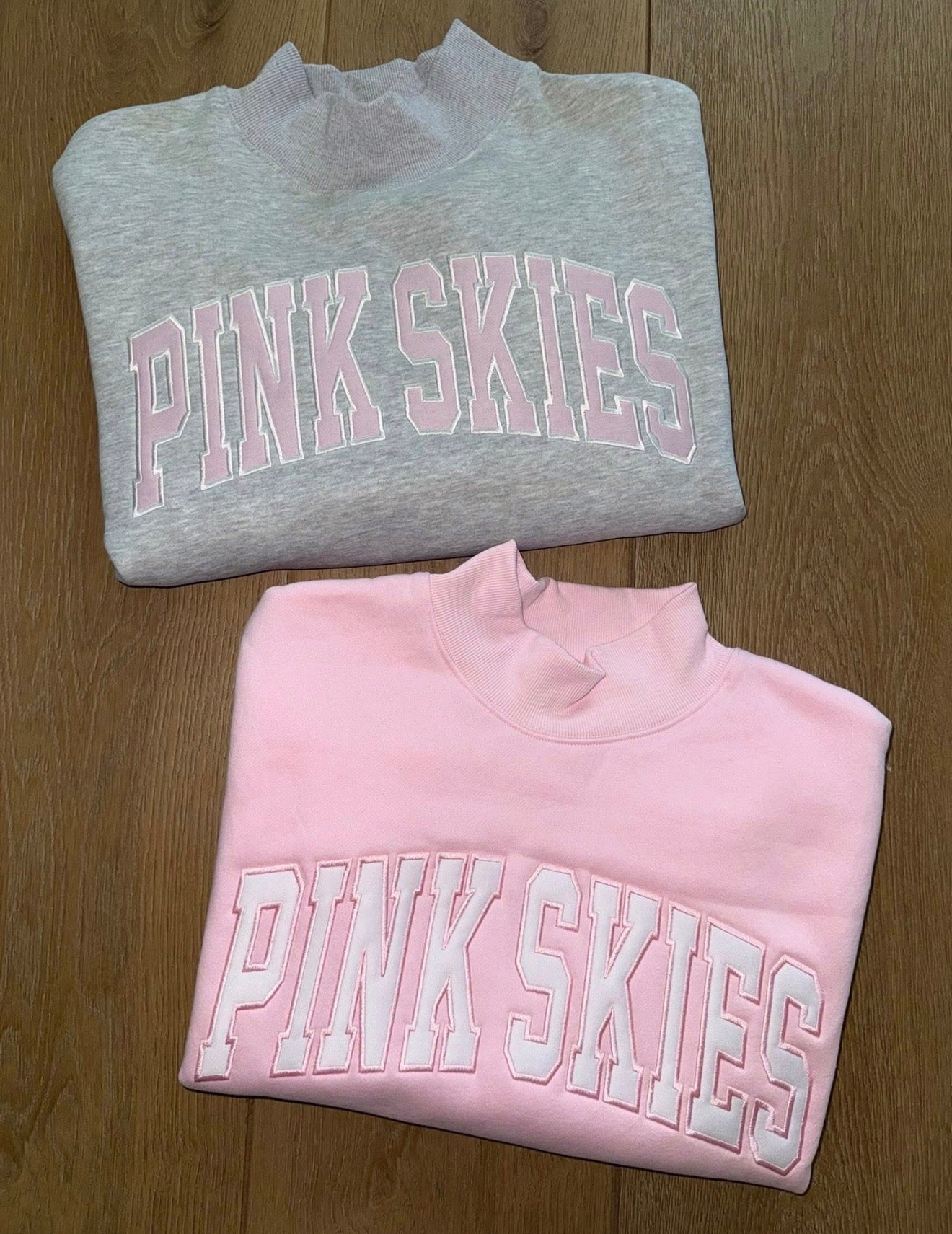 Pink Skies Mock Neck