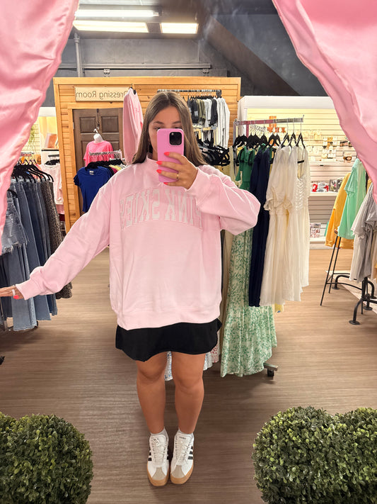 Pink Skies Mock Neck