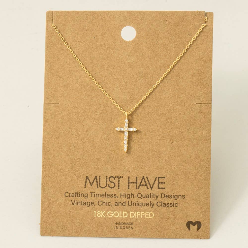 Cross Pendant Necklace