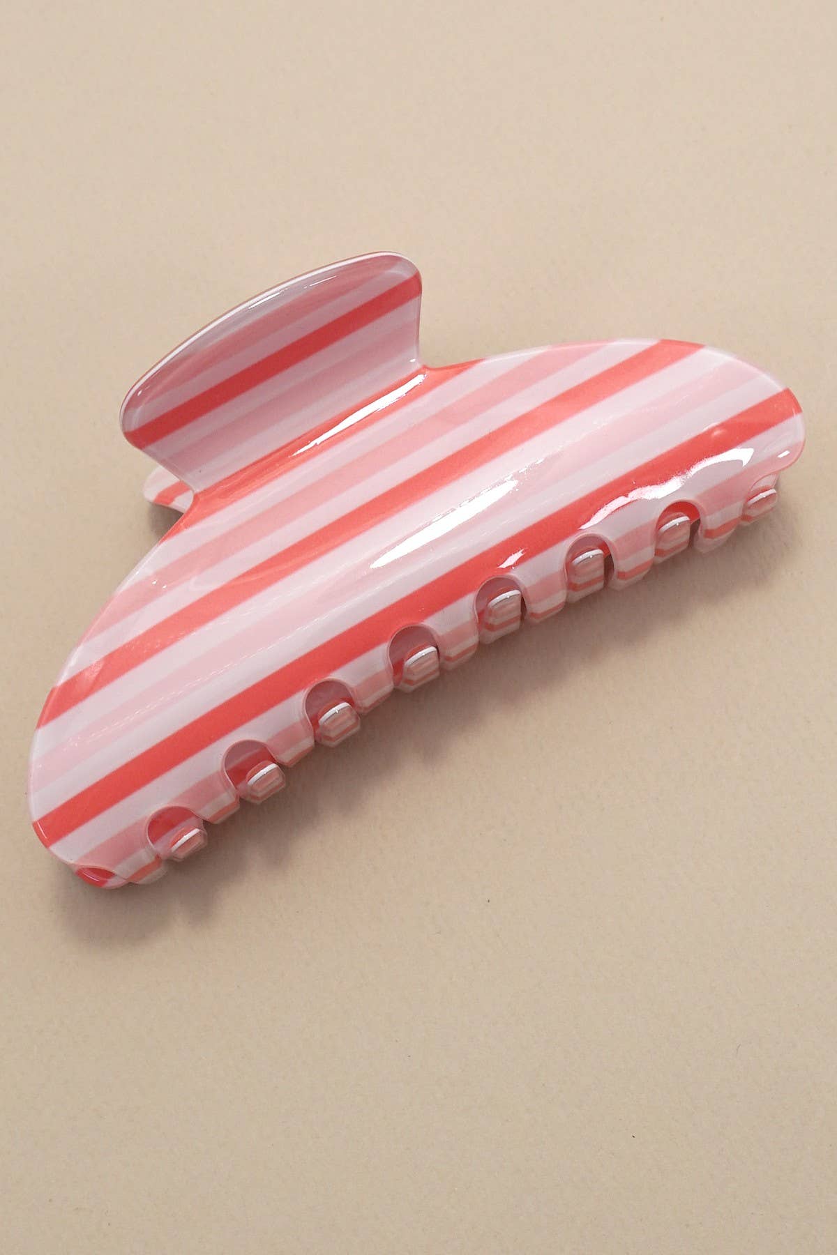 Stripe Claw Clip