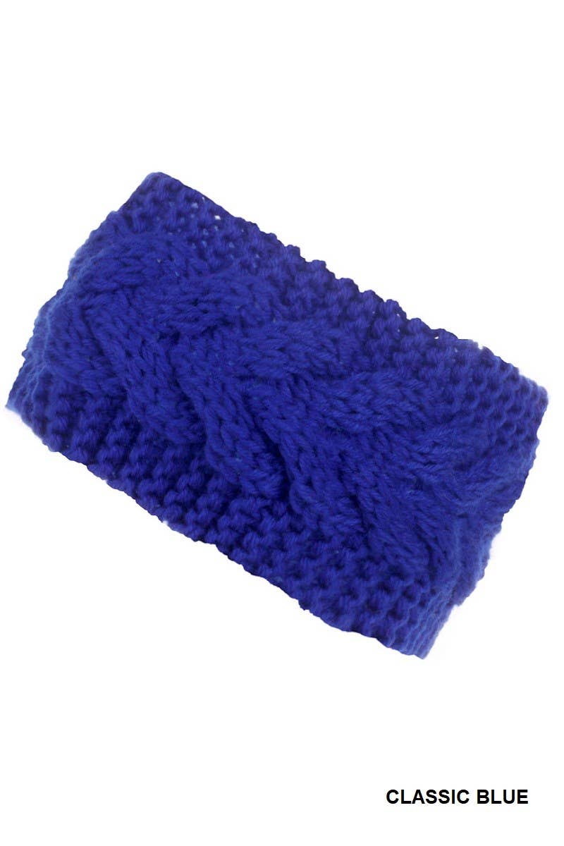 Cable Knitted Headband Warmer