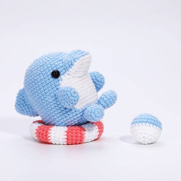 Mini Crochet Kit - Moby the Dolphin