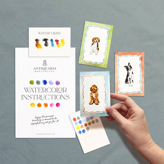 Watercolor Painting Kit: Dogs