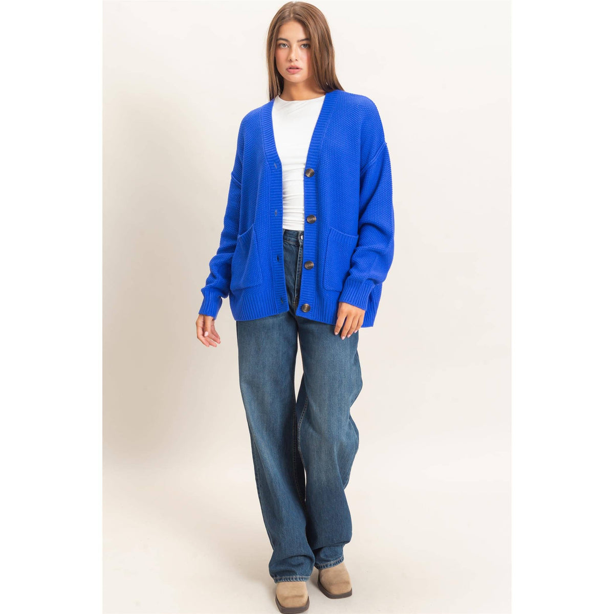 Go Big Blue Cardigan