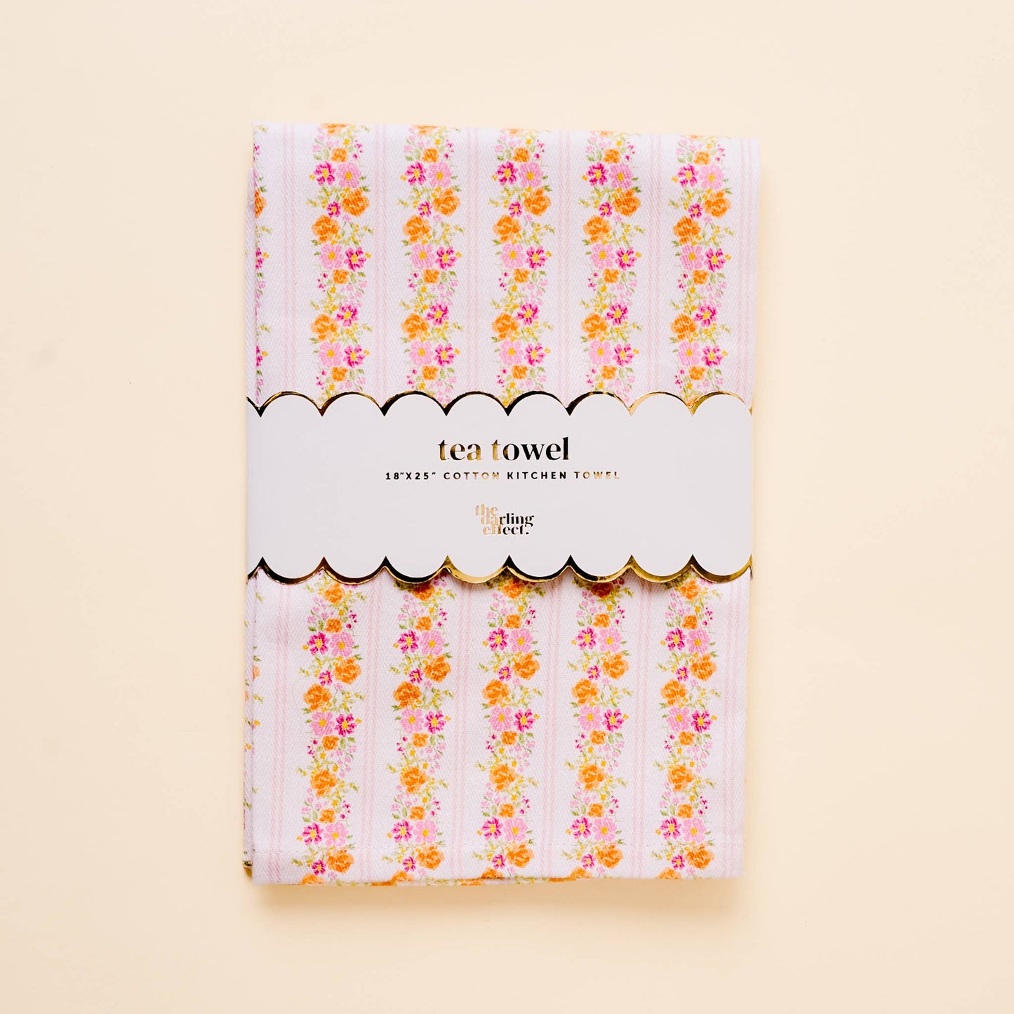 Tea Towel-Petal Parade Pink
