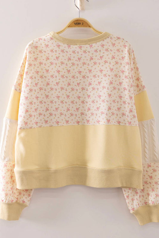 Floral Patchwork Top