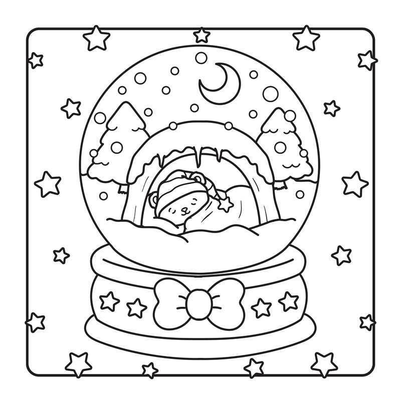 Winter Coloring Book