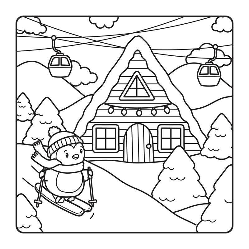 Winter Coloring Book