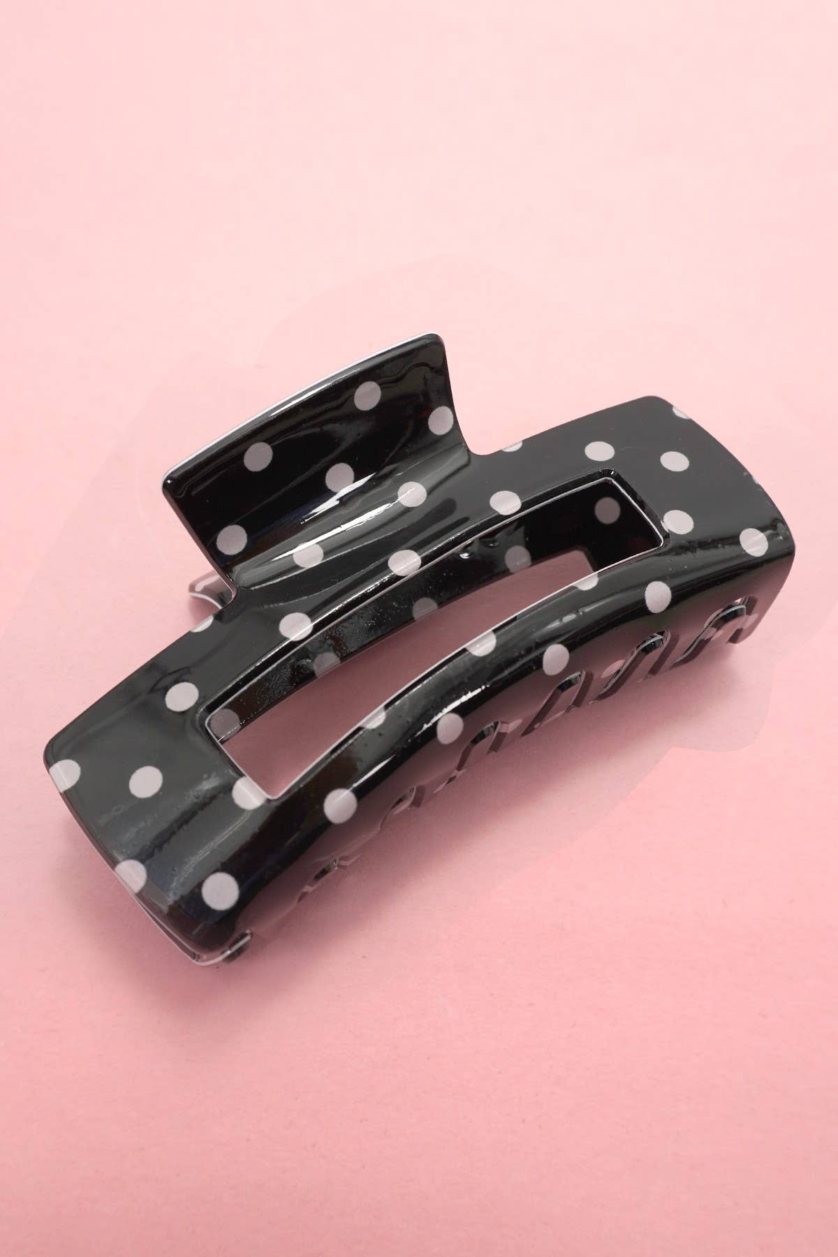 Polka Dot Claw Clip