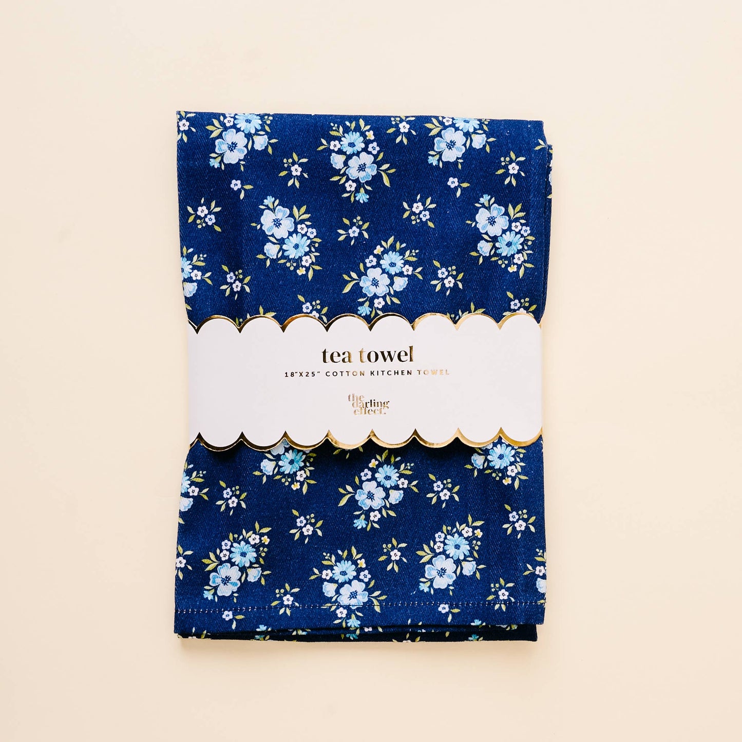 Tea Towel-Endless Daydream Navy