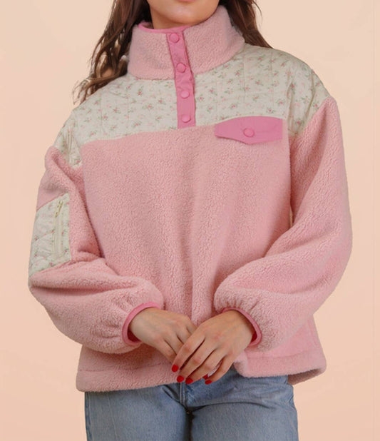 Floral Quilted Fleece