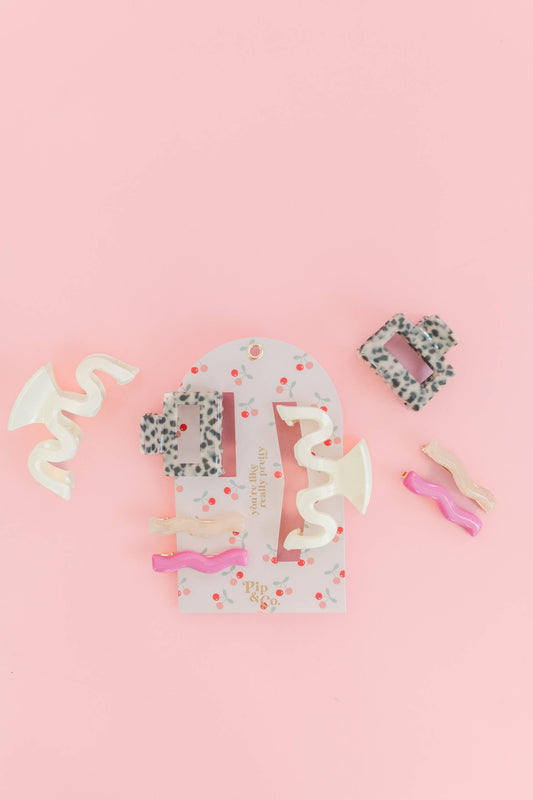 Hair Clip and Barrette Set 