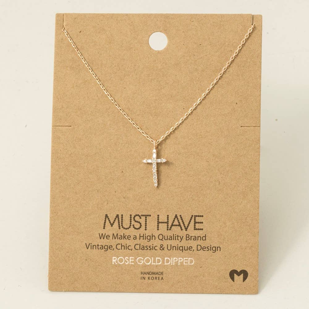 Cross Pendant Necklace