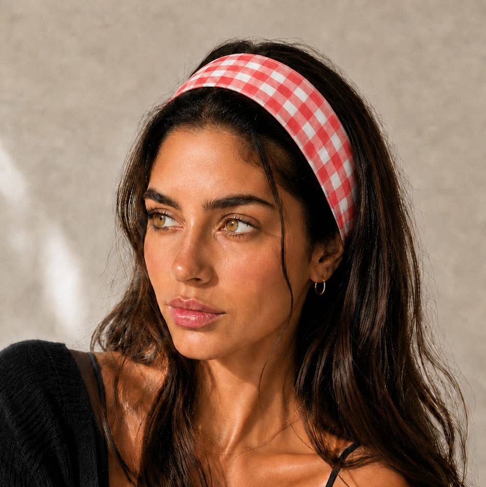 Gingham & Polka Dot Headband