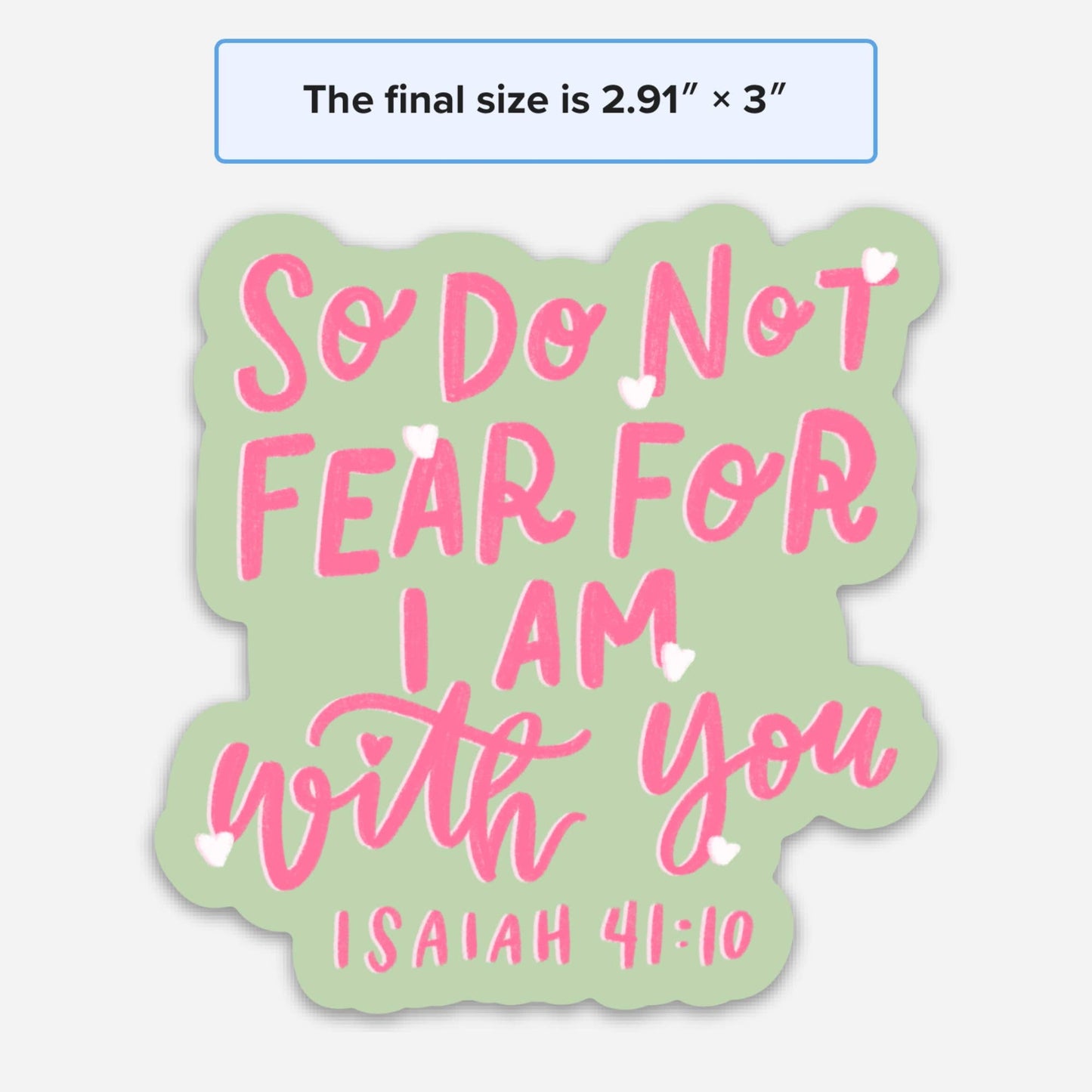 Do not fear sticker