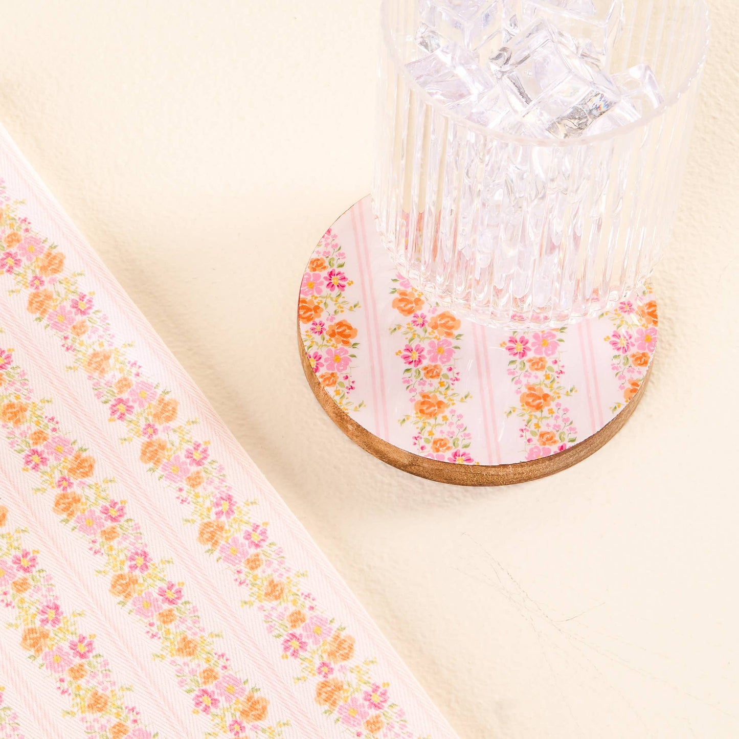 Tea Towel-Petal Parade Pink