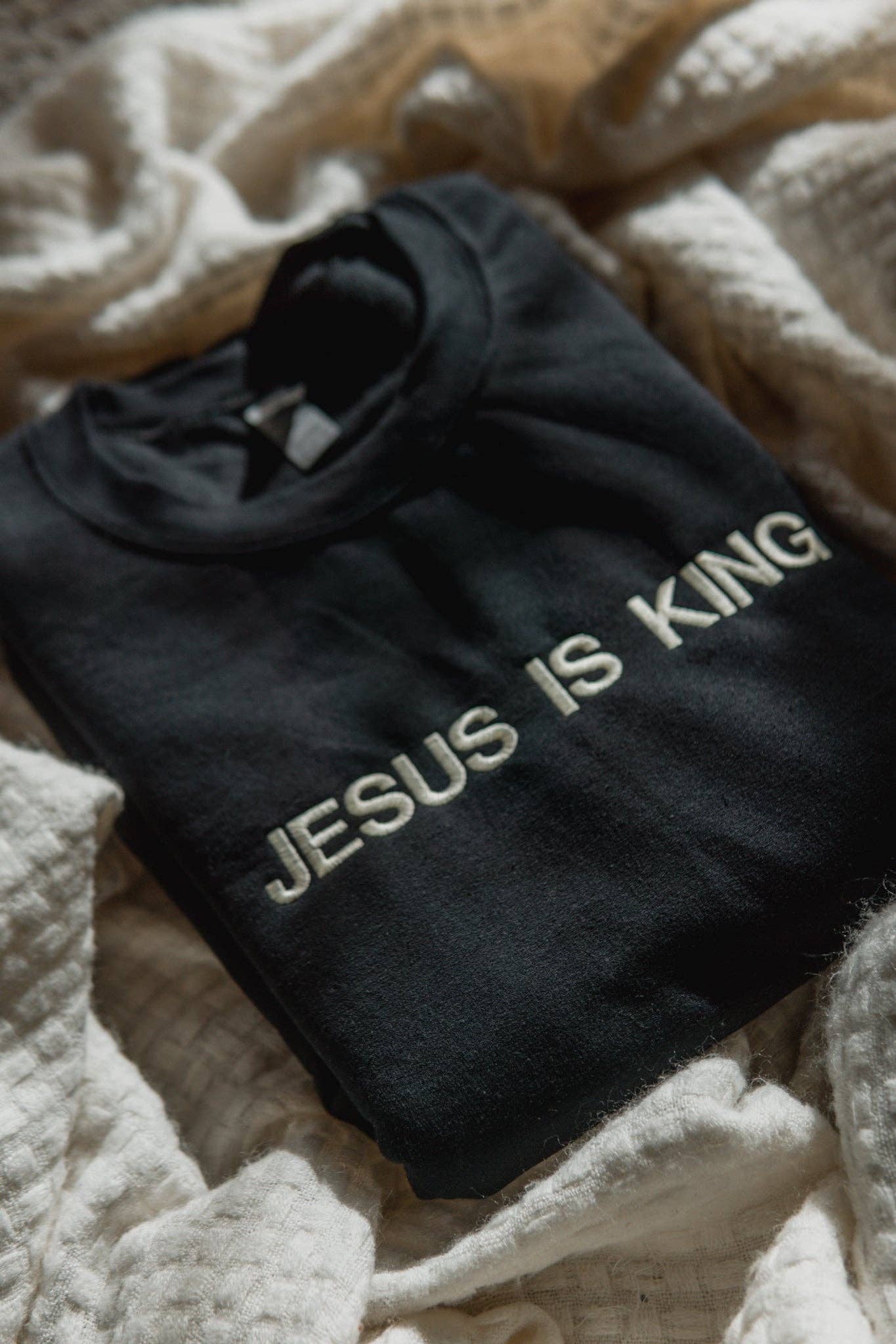 Jesus is King - Black