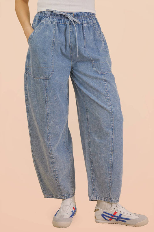 Barrel Tie Jeans