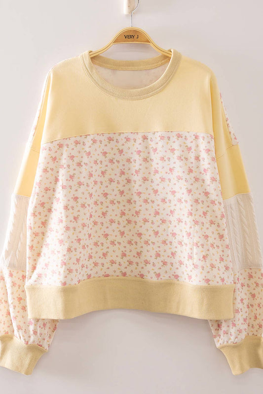 Floral Patchwork Top