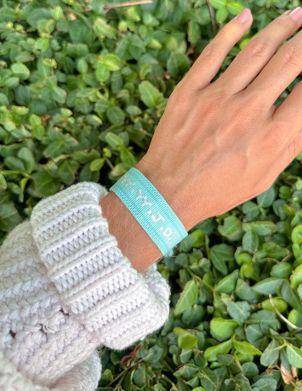 Teal WWJD Bracelet