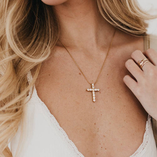 Diamond Cross Necklace